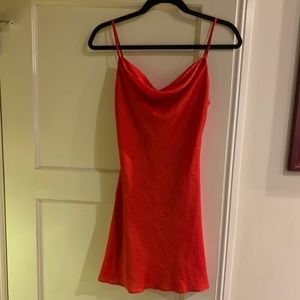 Red Slip Dress
